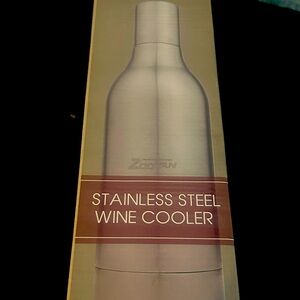 Brand new stainless steel wine cooler